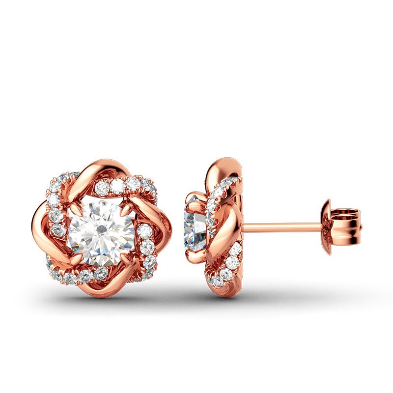 Knot of Love Stud Earrings-JE-Juri Elle