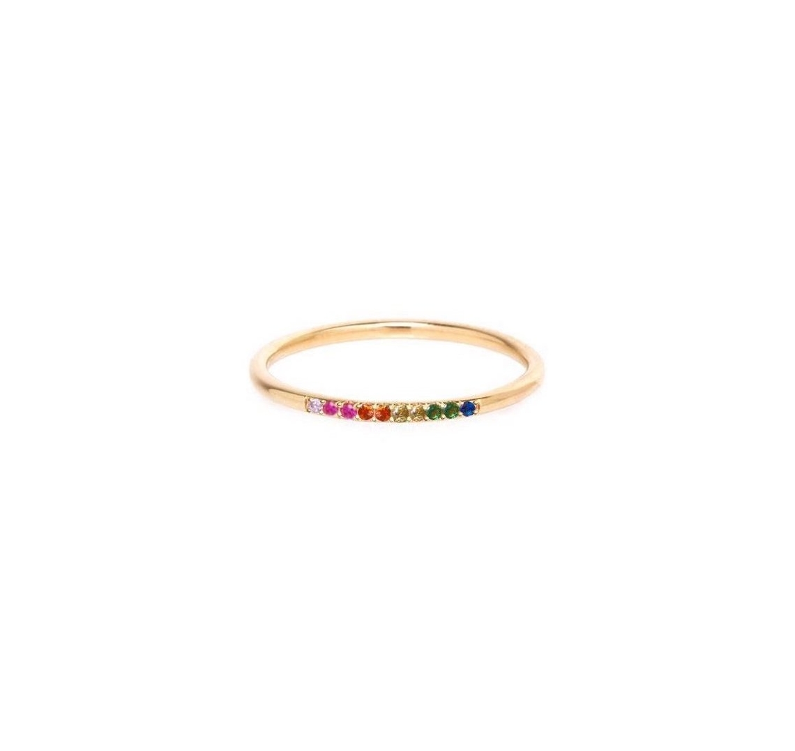 Rainbow Eternity Ring-J&CO-Juri Elle
