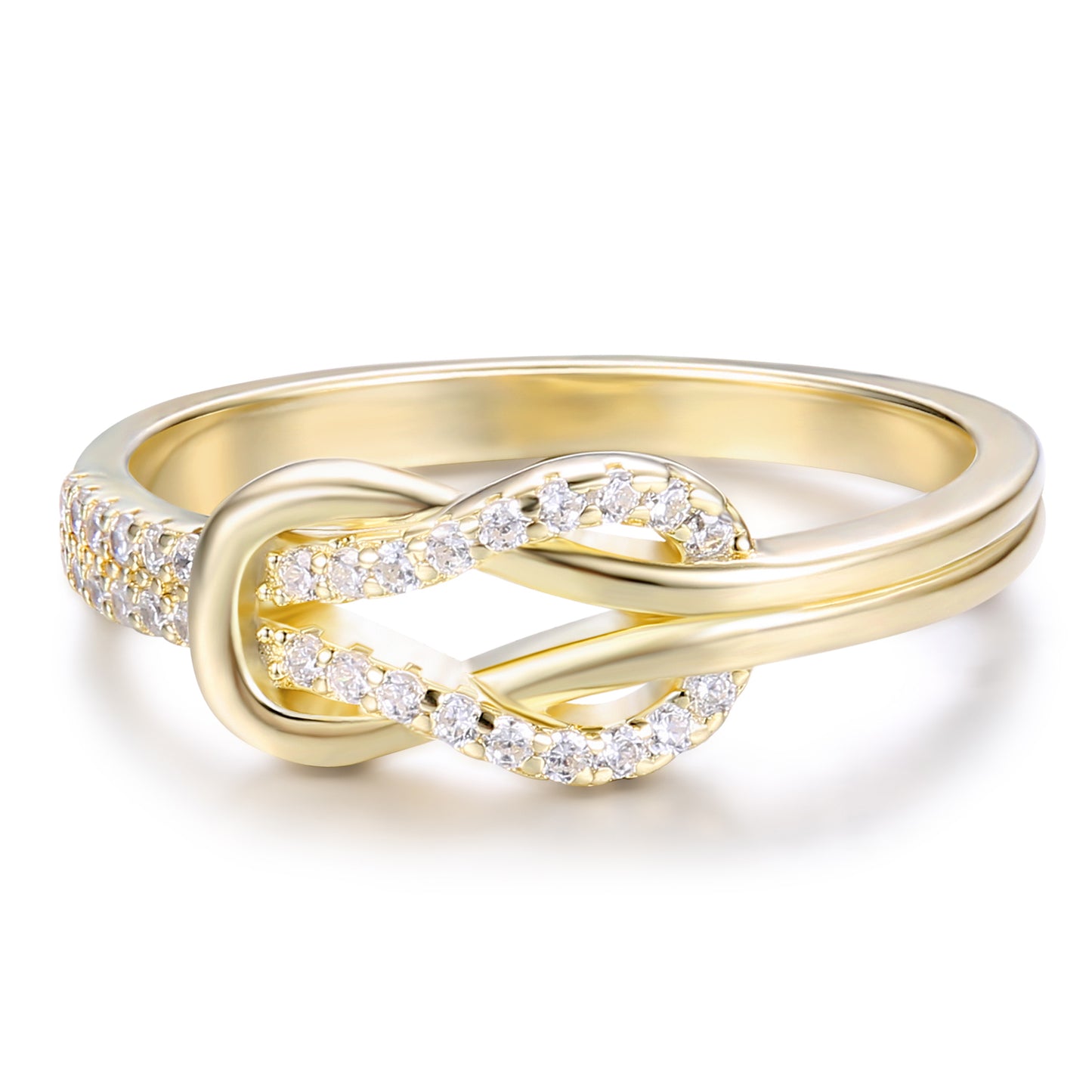 Knot Design Sterling Silver Ring