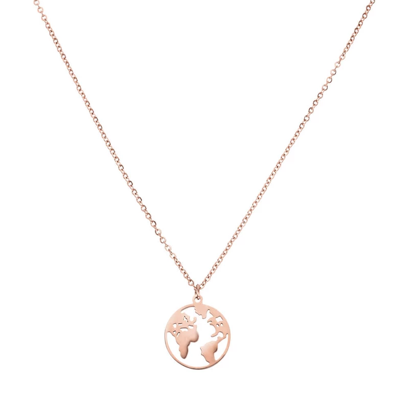 ' WORLDMAP ' NECKLACE-purelei-Juri Elle
