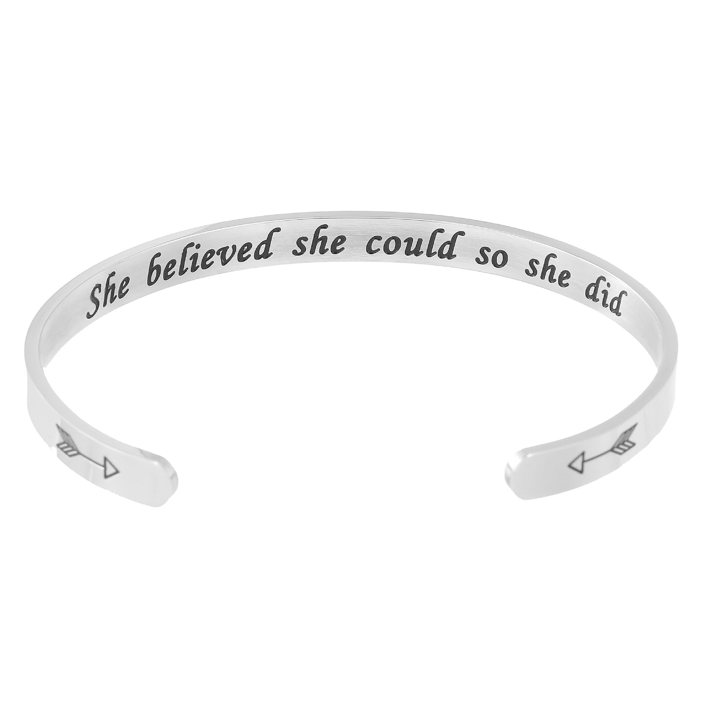 Double Arrow Stainless Steel Bracelet