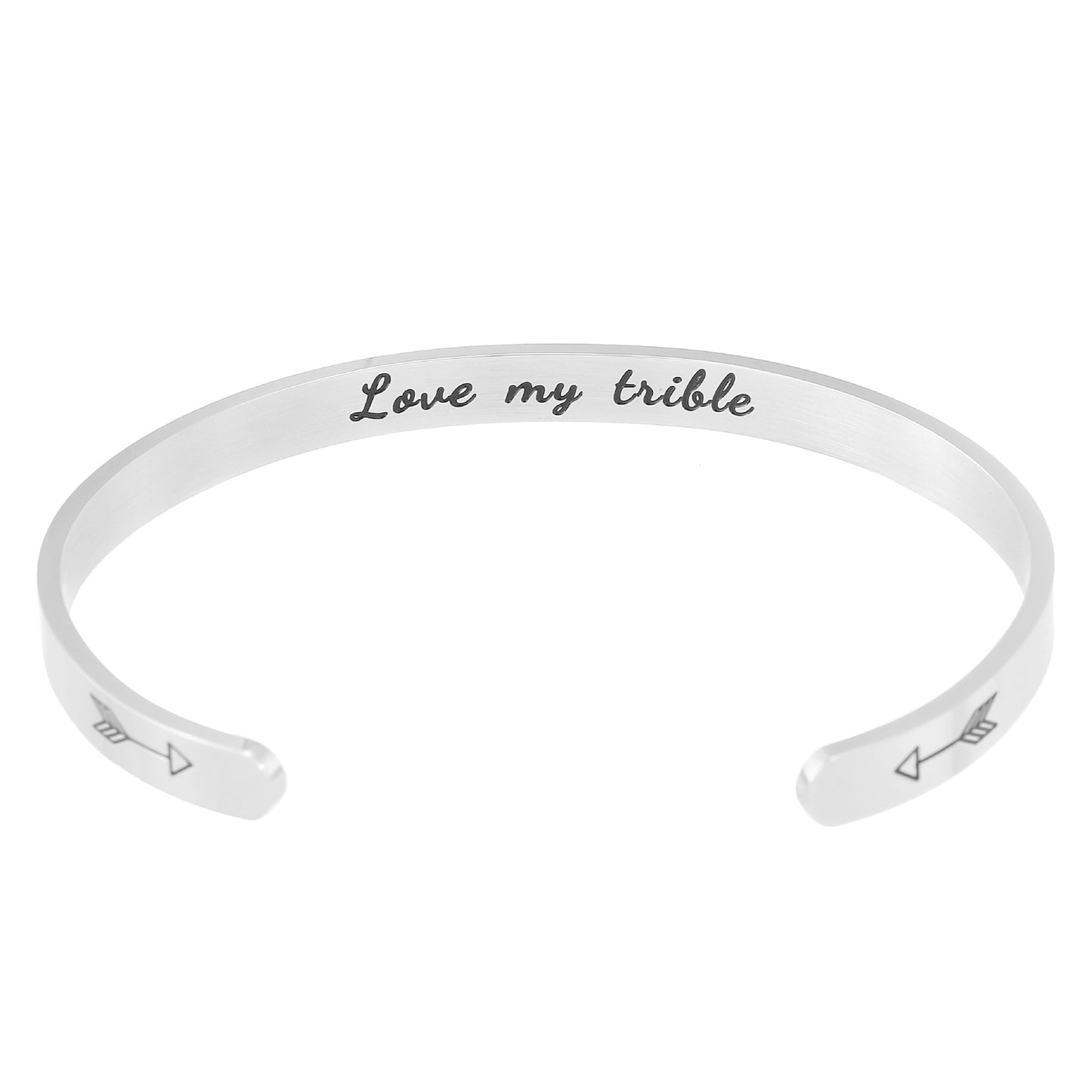 Double Arrow Stainless Steel Bracelet