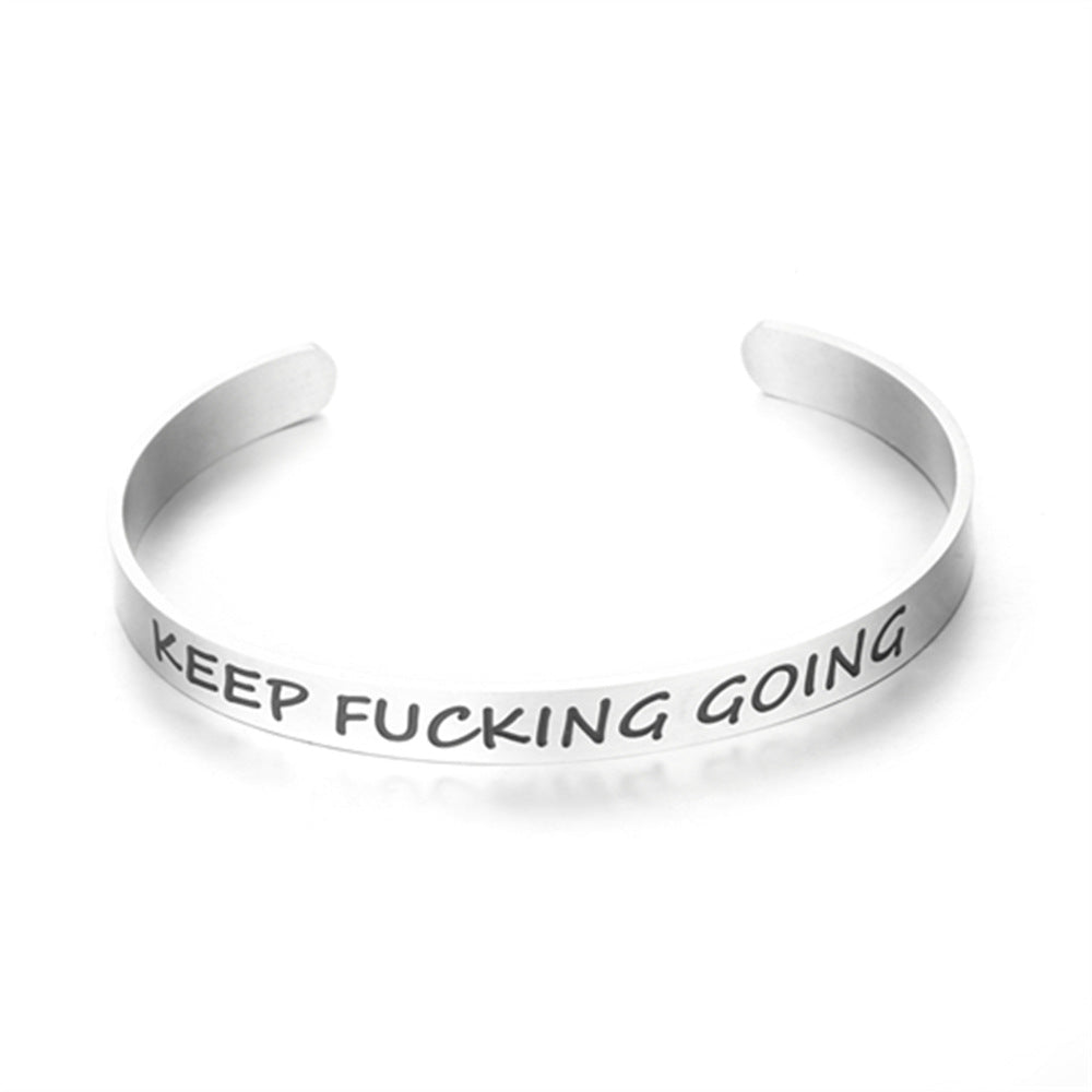 Double Arrow Stainless Steel Bracelet