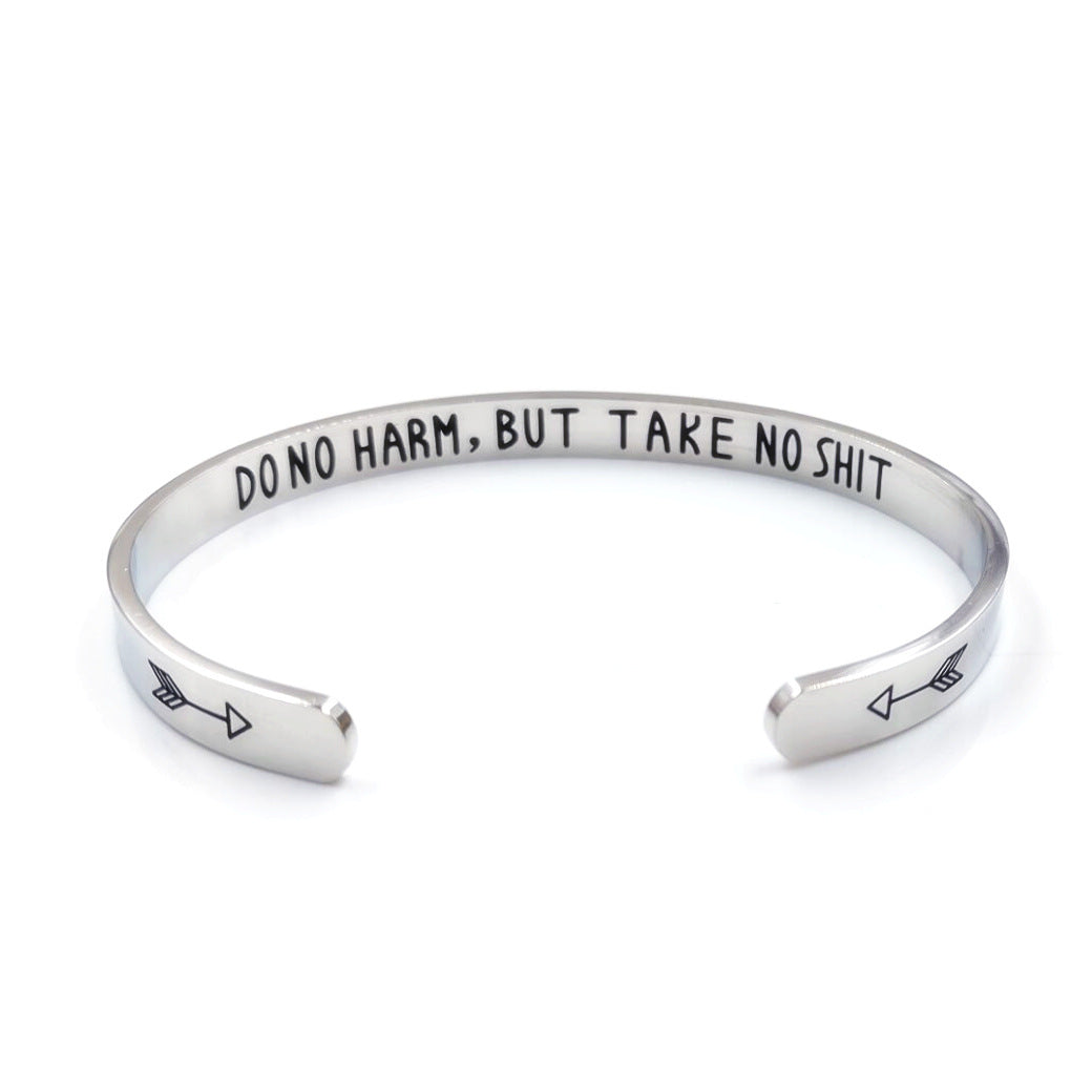 Double Arrow Stainless Steel Bracelet