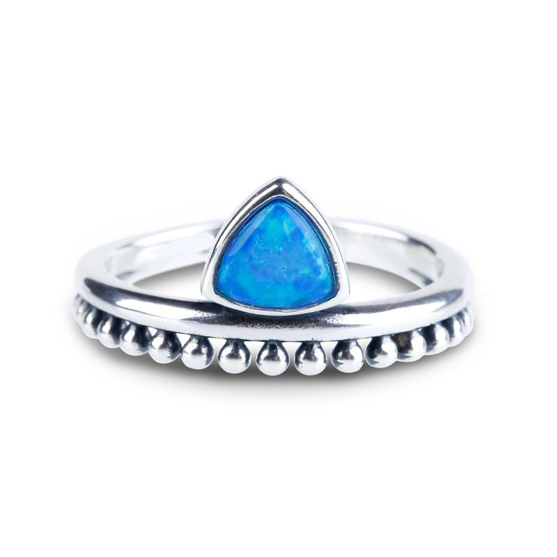 Petite Triangle Opal Ring-JE-Juri Elle