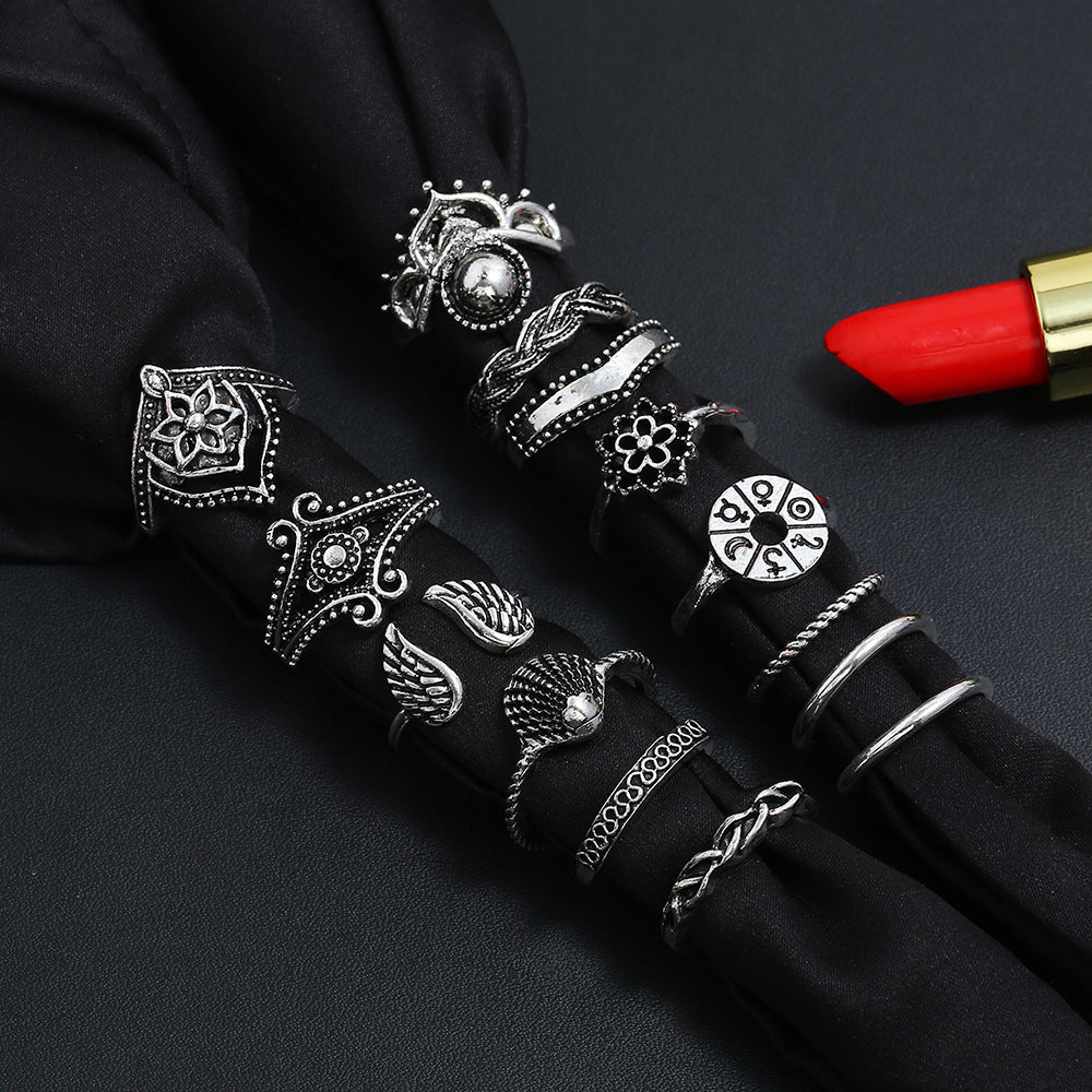 Bohemian Wing Suit Ring 14pieces