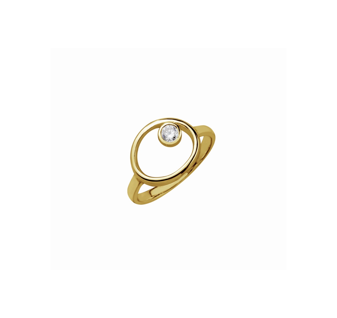 Halo Circle Ring-J&CO-Juri Elle