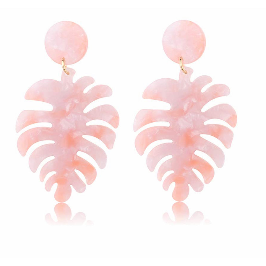 Acrylic Rattan Earrings for Women Handmade Bohemian Straw Wicker Braid Drop Dangle Earrings Lightweight Geometric Statement Earrings