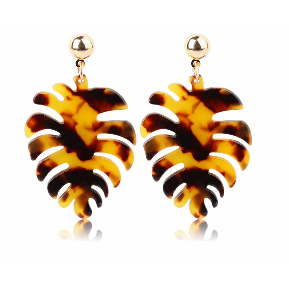 Acrylic Rattan Earrings for Women Handmade Bohemian Straw Wicker Braid Drop Dangle Earrings Lightweight Geometric Statement Earrings