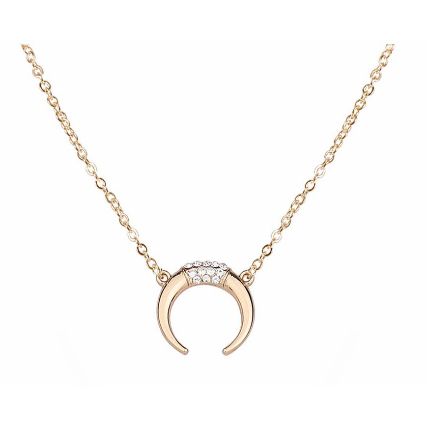 Dainty Pendant Necklaces for Women Minimalist Simple Karma Circle Coin Disc Crescent Chokers Fashion Layered Y-Necklaces