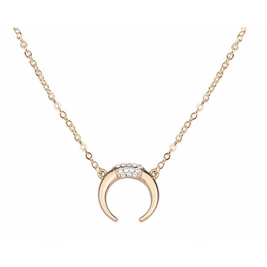 Dainty Pendant Necklaces for Women Minimalist Simple Karma Circle Coin Disc Crescent Chokers Fashion Layered Y-Necklaces
