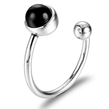 Gothic Punk Adjustable Open Rings