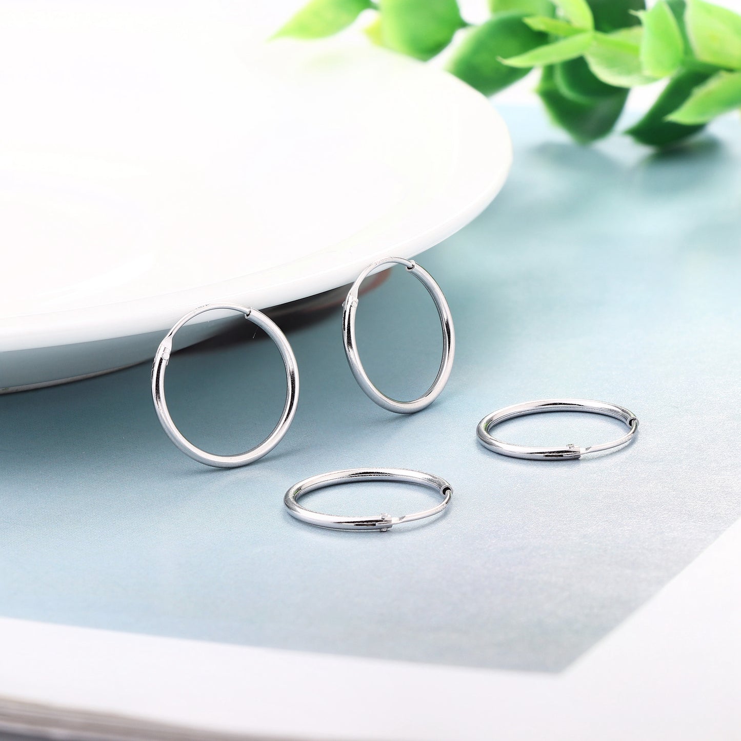 ZZHDCC Cartilage Hoop Earrings Round Hoop Earrings Small Piercing Jewelry