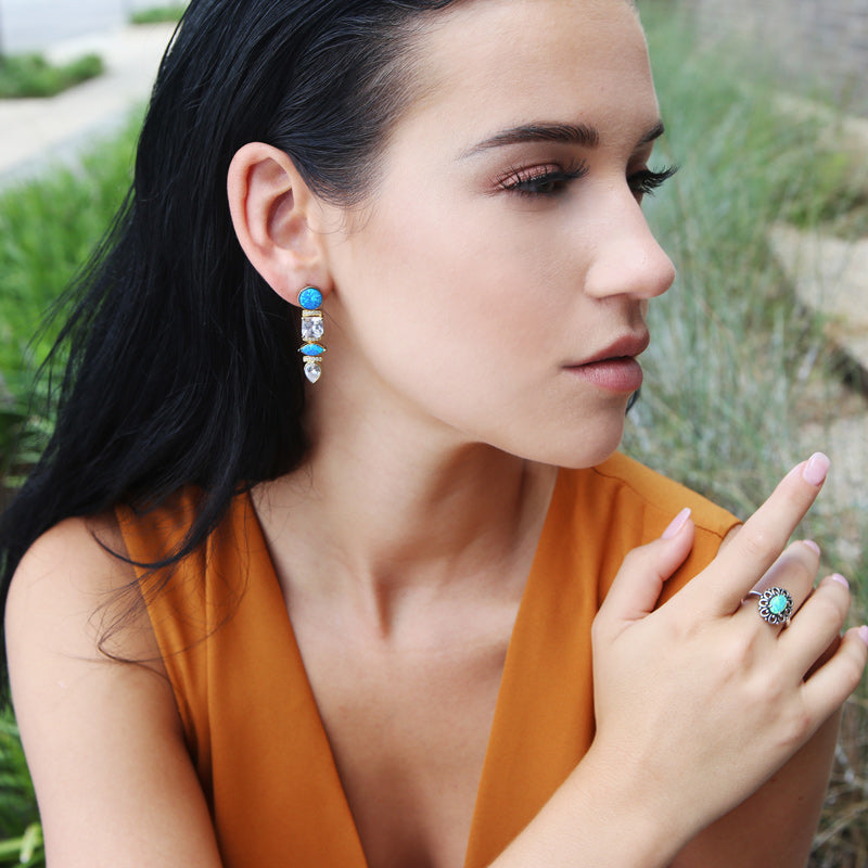 Floral Opal Ring-JE-Juri Elle