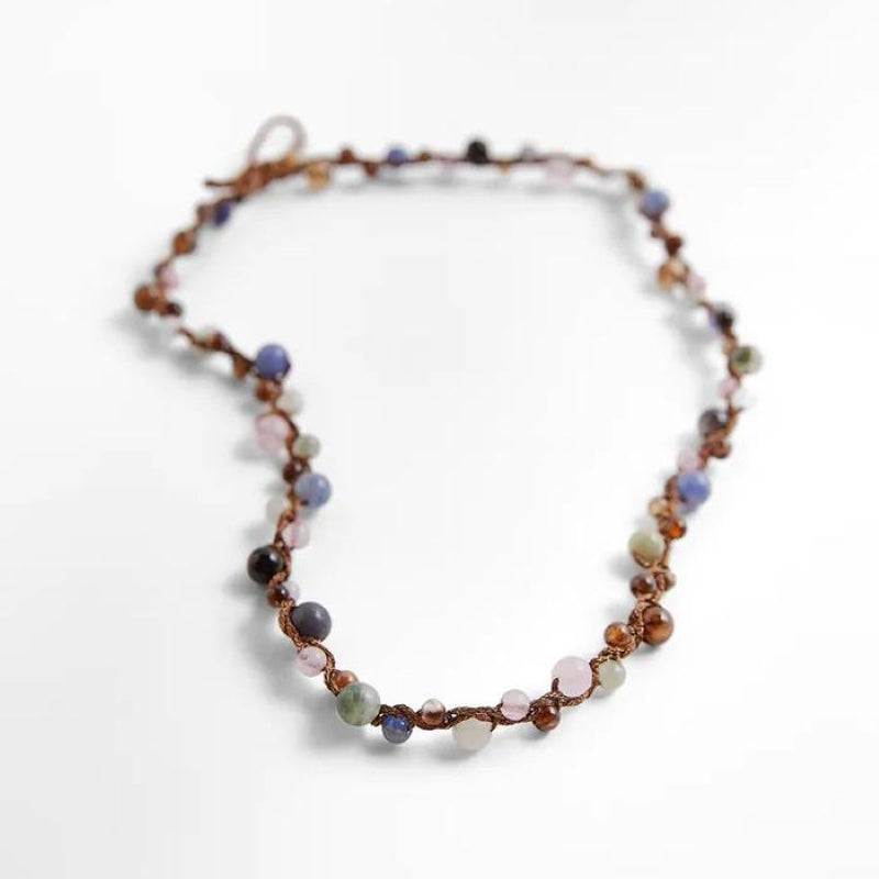 Bohemian Hand-woven Multilayer Gravel Necklace