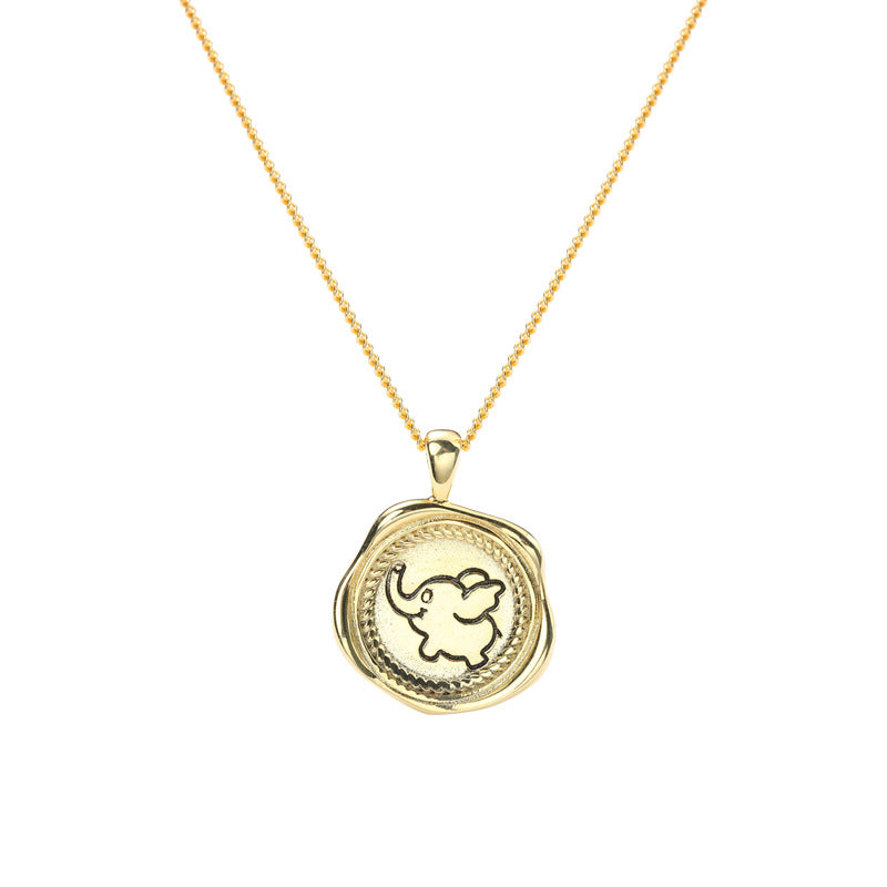 Elephant Pendant Necklace