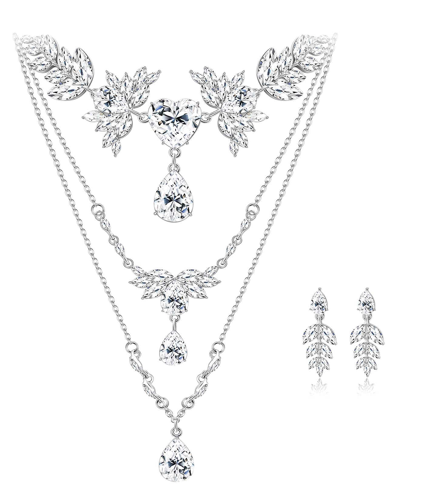 Wedding Bridal Jewelry Set for Women