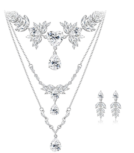 Wedding Bridal Jewelry Set for Women