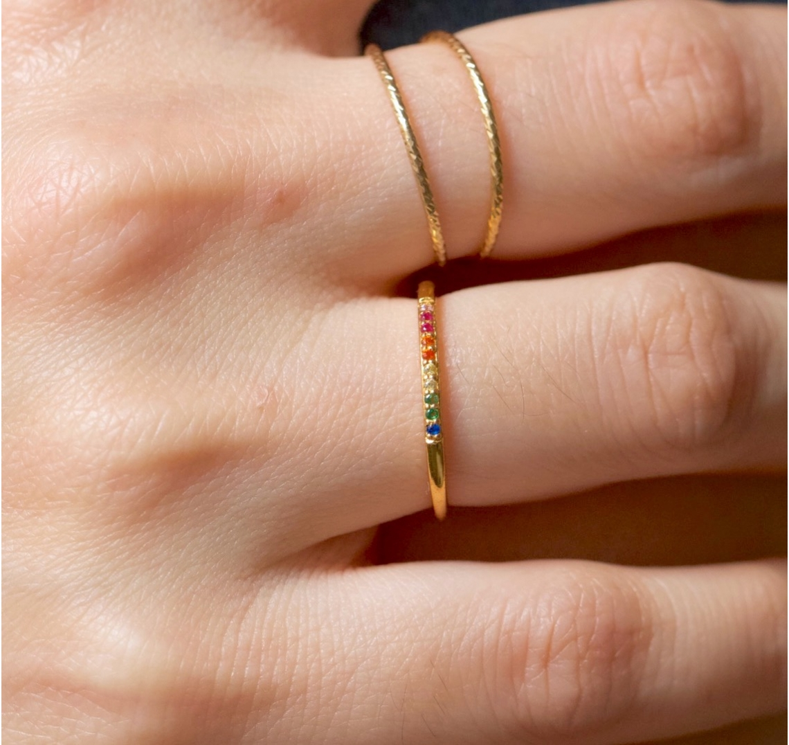 Rainbow Eternity Ring-J&CO-Juri Elle