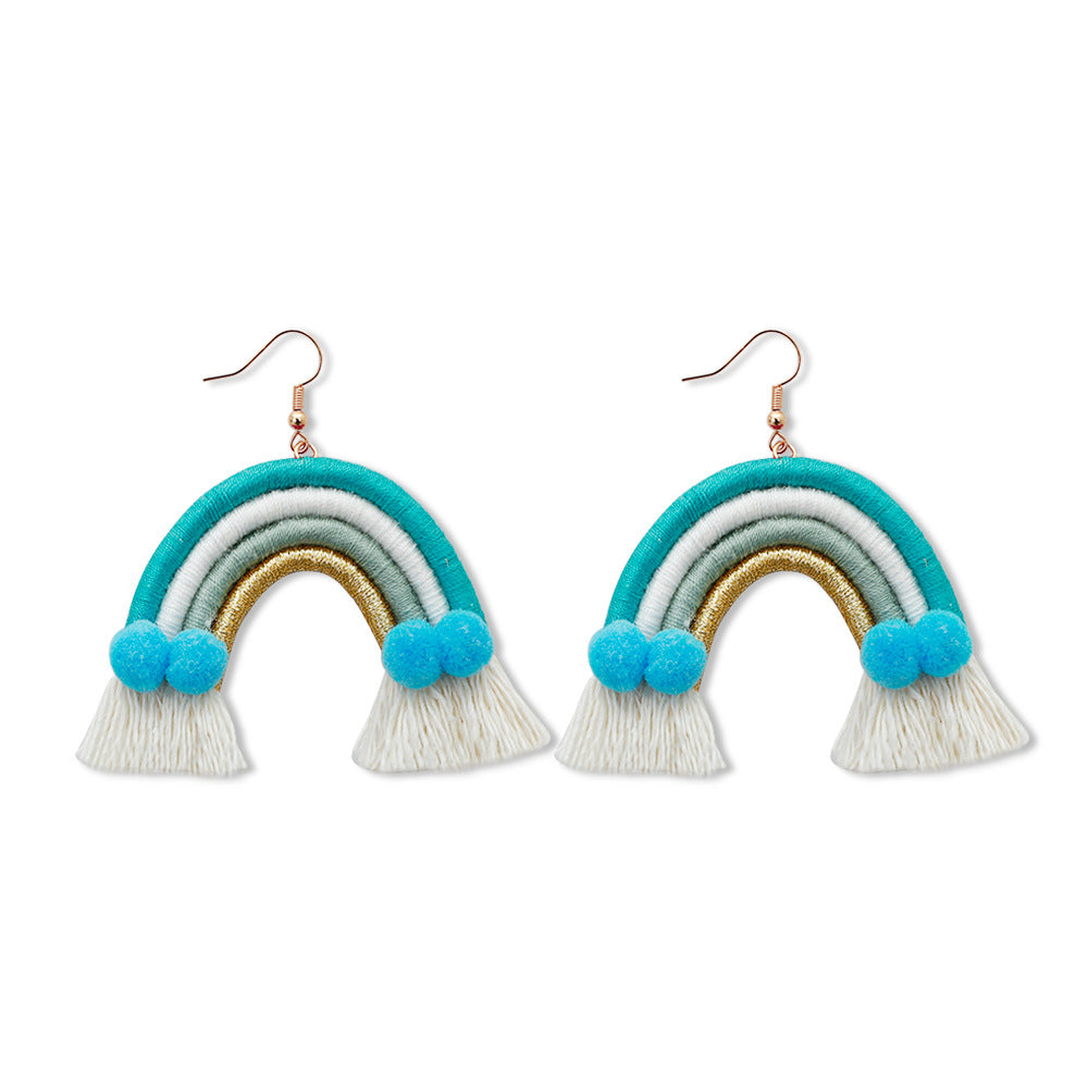 Father Christmas Bohemian earrings