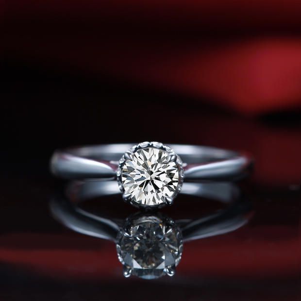 Solitaire Round Cut Sterling Silver Ring-JE-Juri Elle