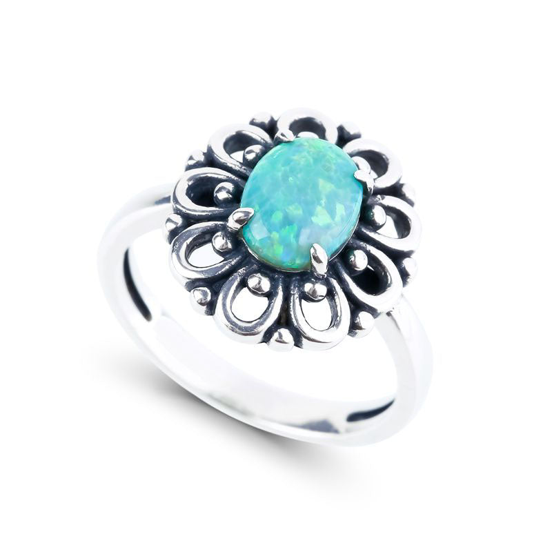 Floral Opal Ring-JE-Juri Elle