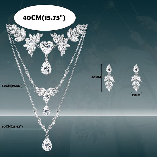 Wedding Bridal Jewelry Set for Women