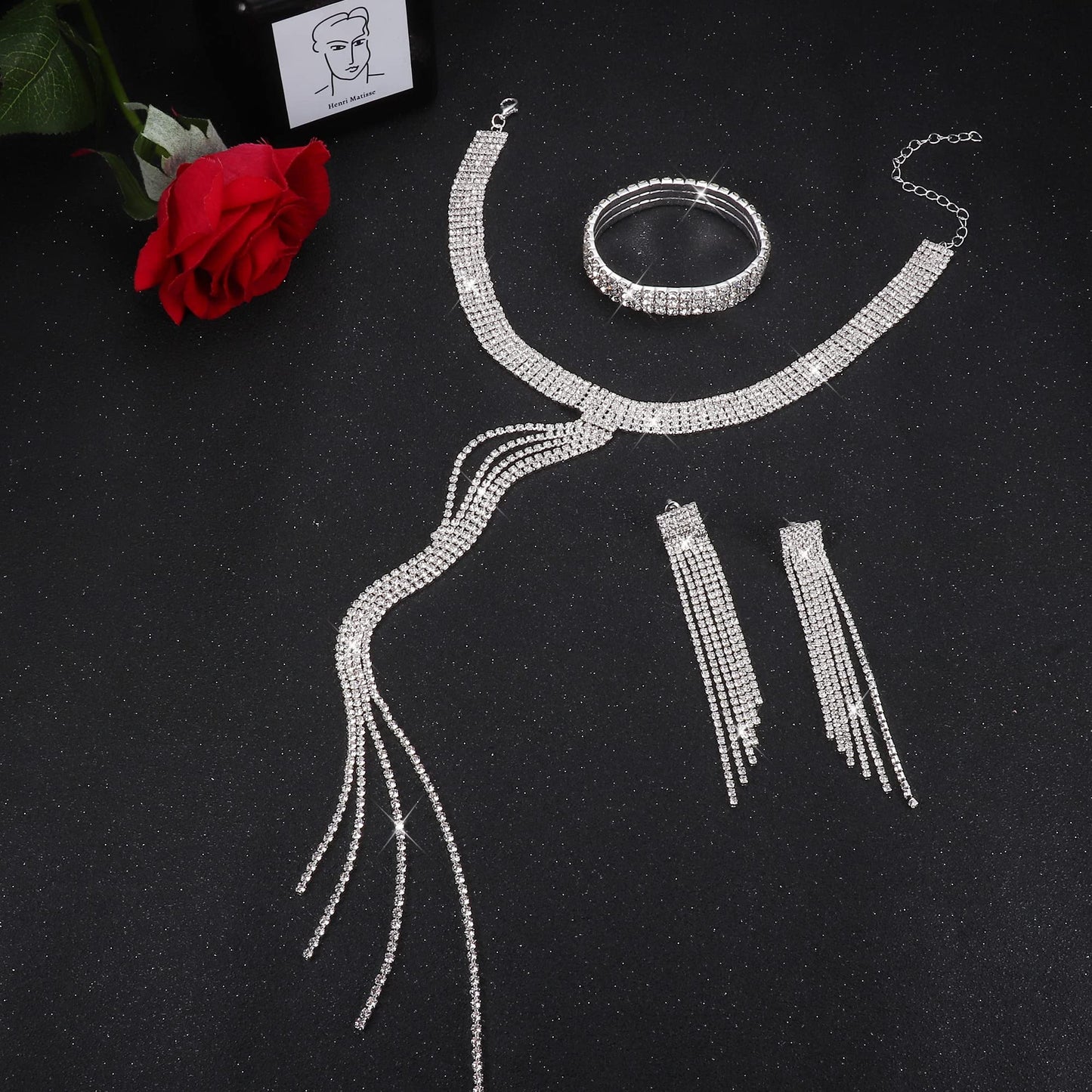 Rhinestone Choker Necklaces for Women