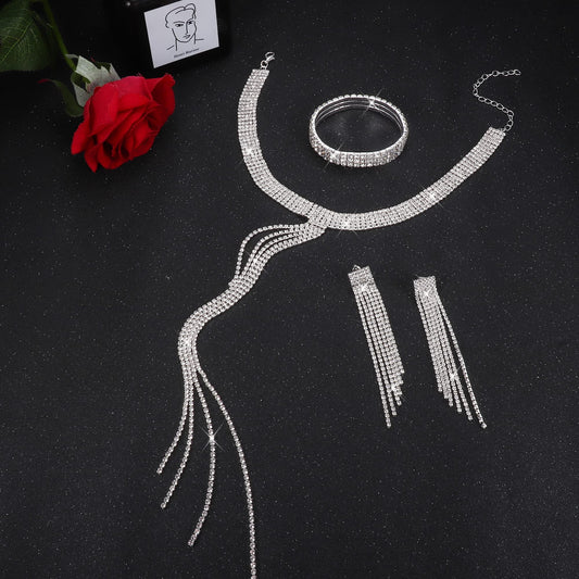 Rhinestone Choker Necklaces for Women