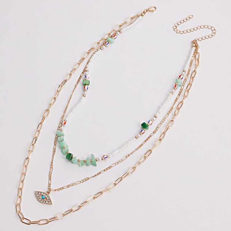 Bohemian Devil's Eye Necklace
