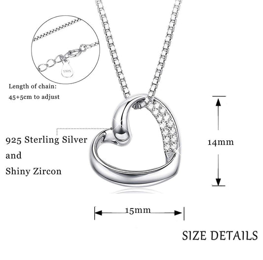 Chain Heart Pendant for Women
