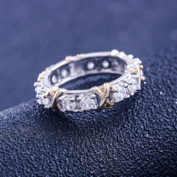 Vantage Round Cut Sterling Silver Ring-TL-Juri Elle