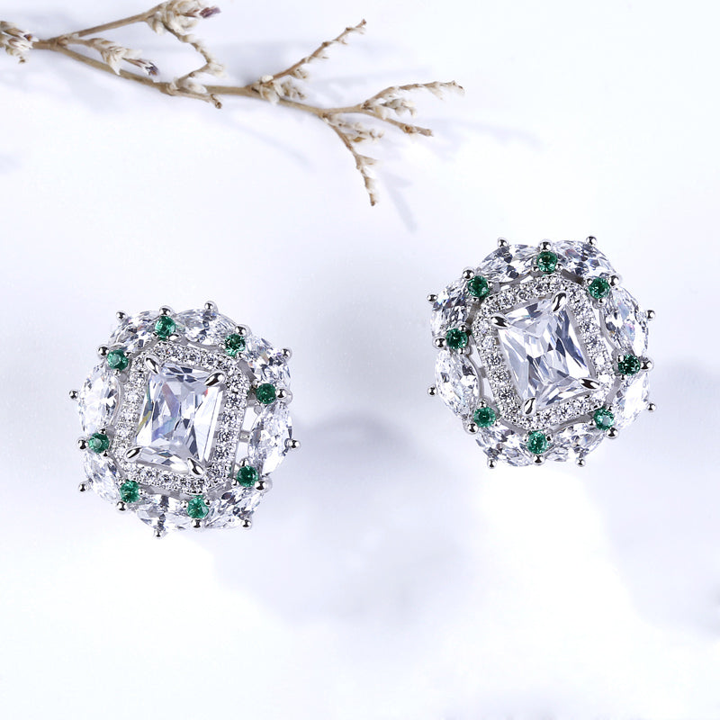 Cinderella Stud Earrings-JE-Juri Elle
