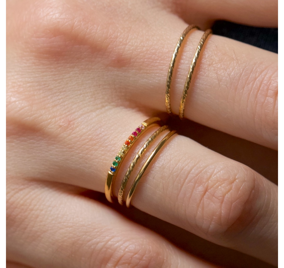 Rainbow Eternity Ring-J&CO-Juri Elle