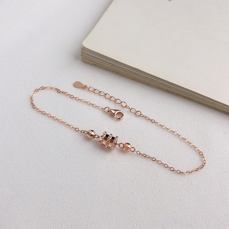 Small Waist Beads Sterling Silver Bracelet