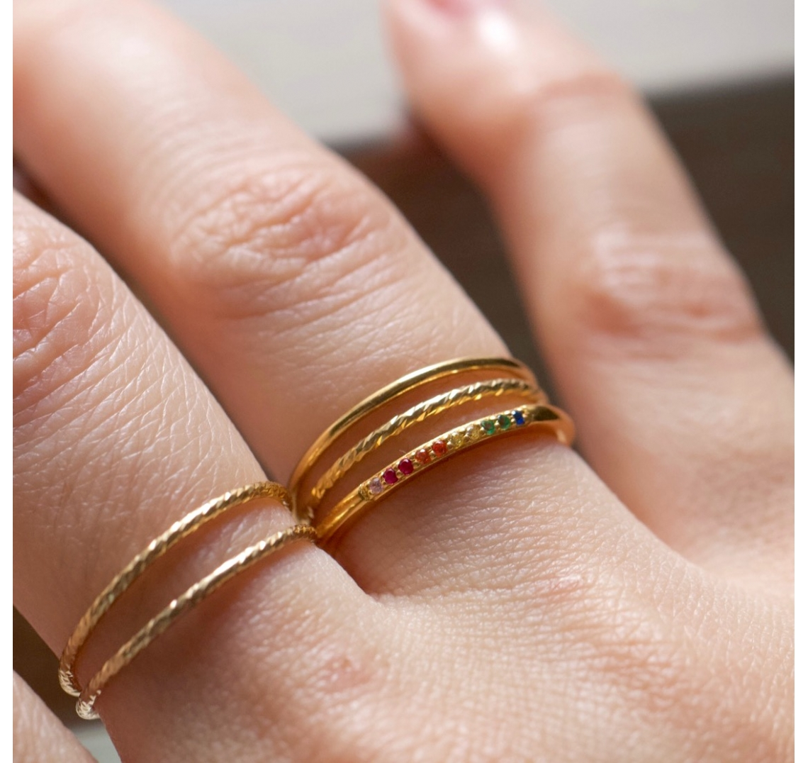 Rainbow Eternity Ring-J&CO-Juri Elle