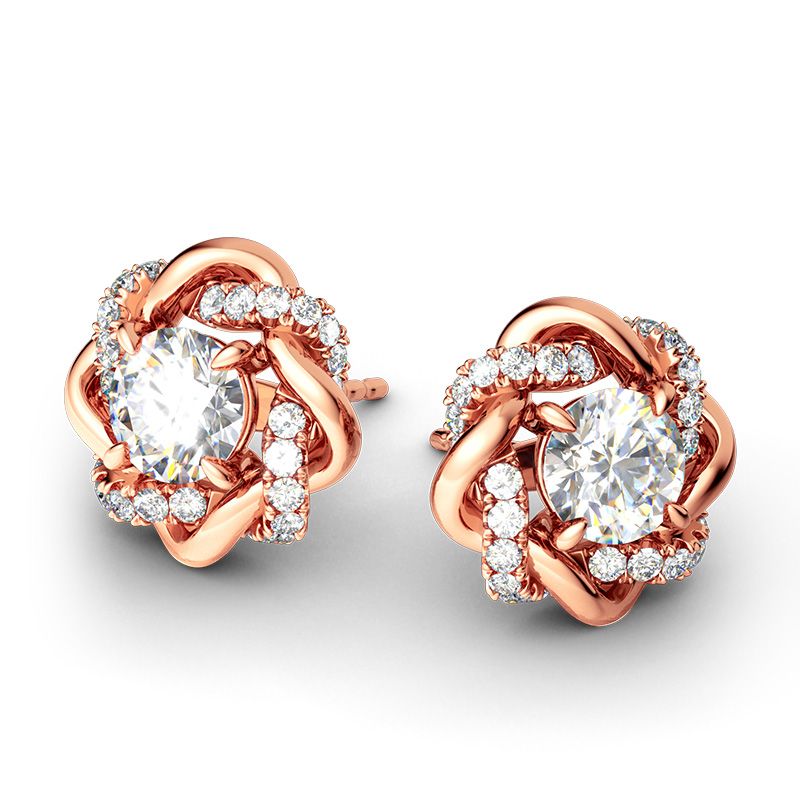 Knot of Love Stud Earrings-JE-Juri Elle
