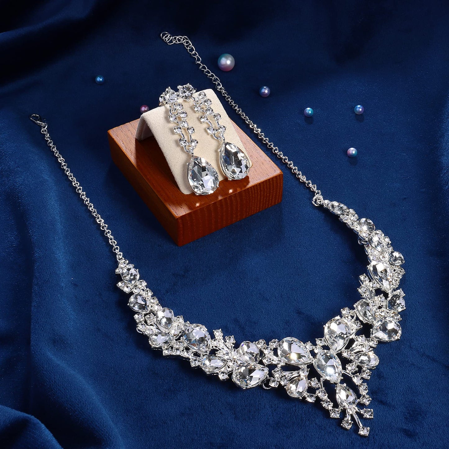 Rhinestone Bridal Jewelry Sets for Women