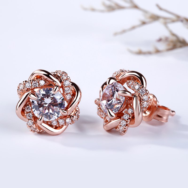 Knot of Love Stud Earrings-JE-Juri Elle
