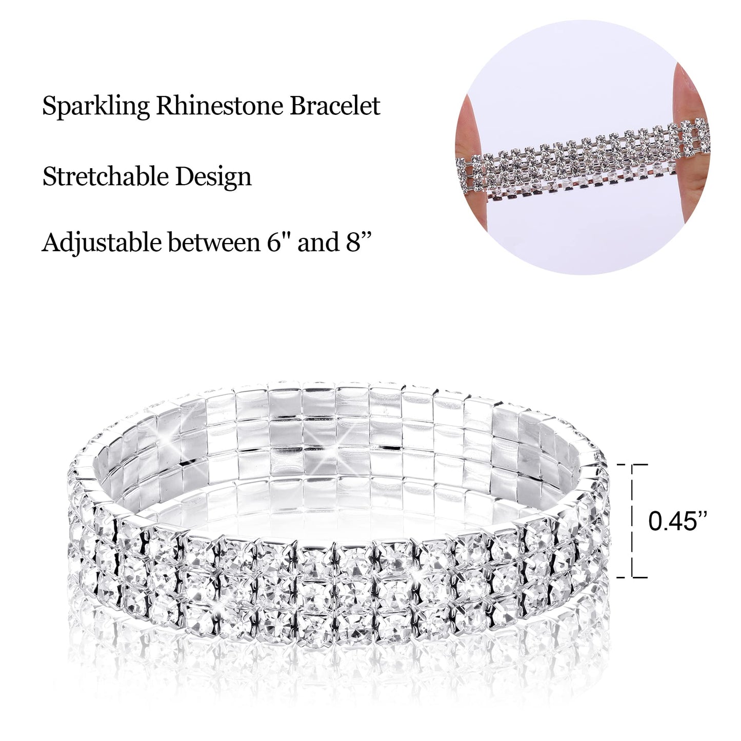 Rhinestone Choker Necklaces for Women