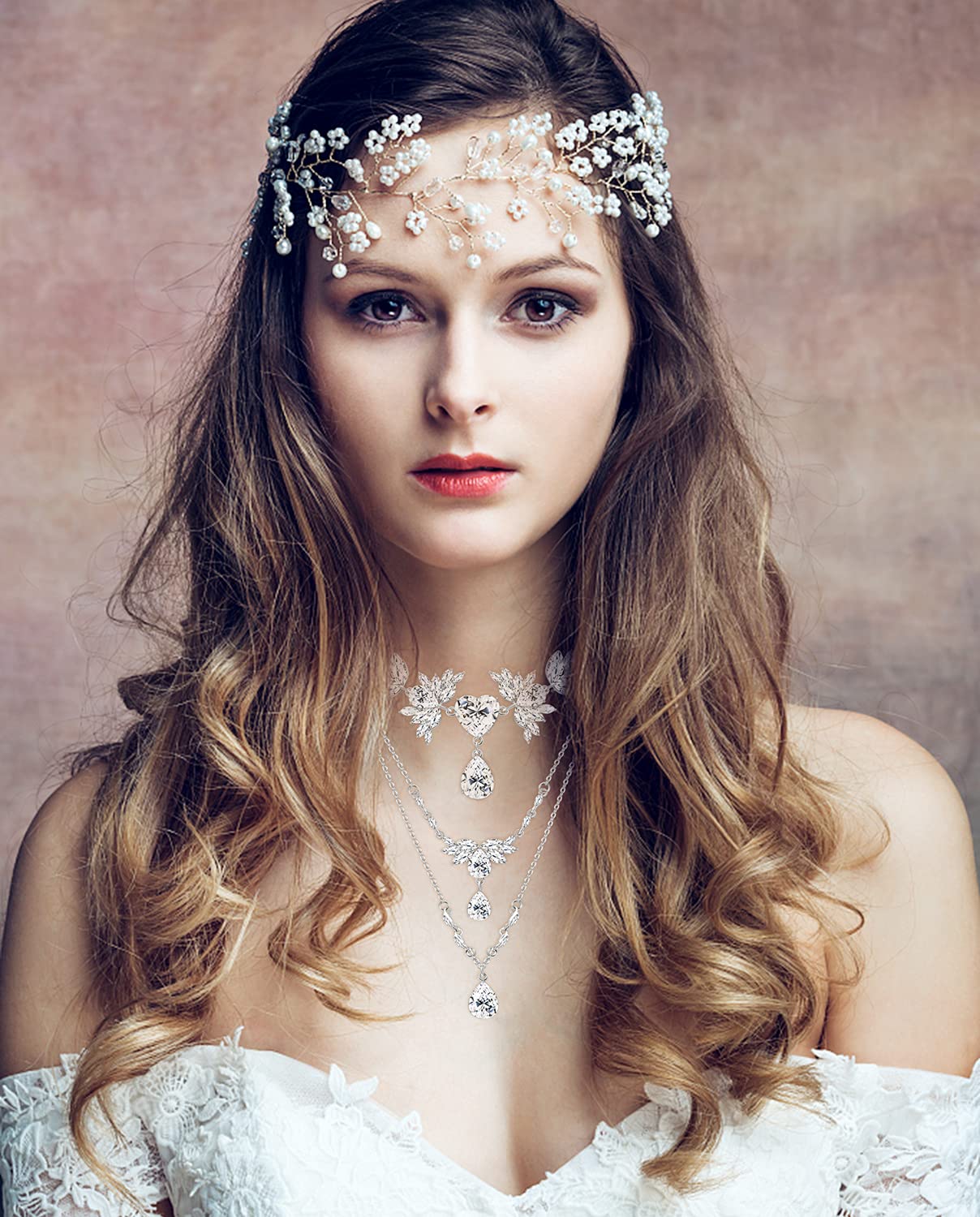 Wedding Bridal Jewelry Set for Women