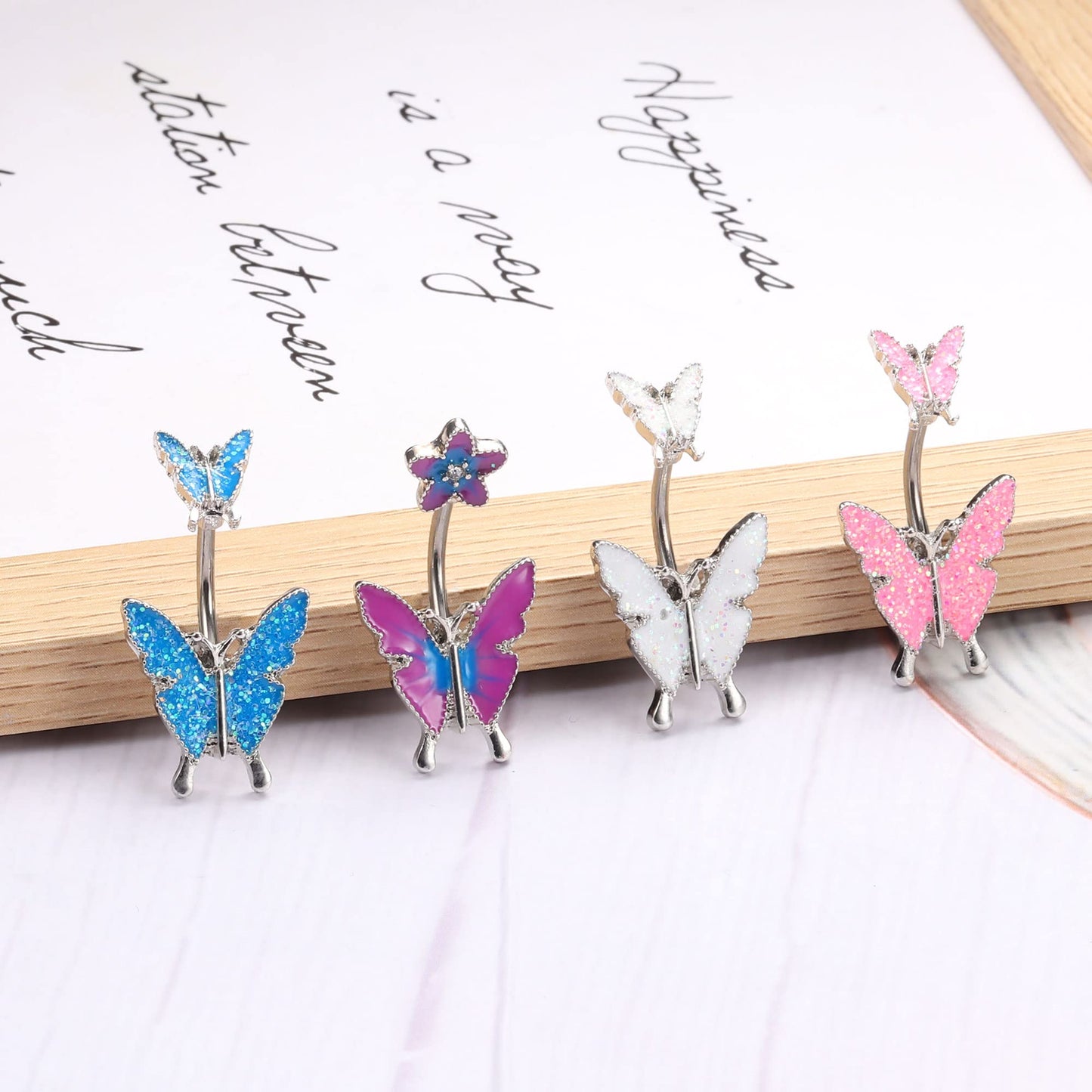 Belly Button Rings 14G 316L Stainless Steel
