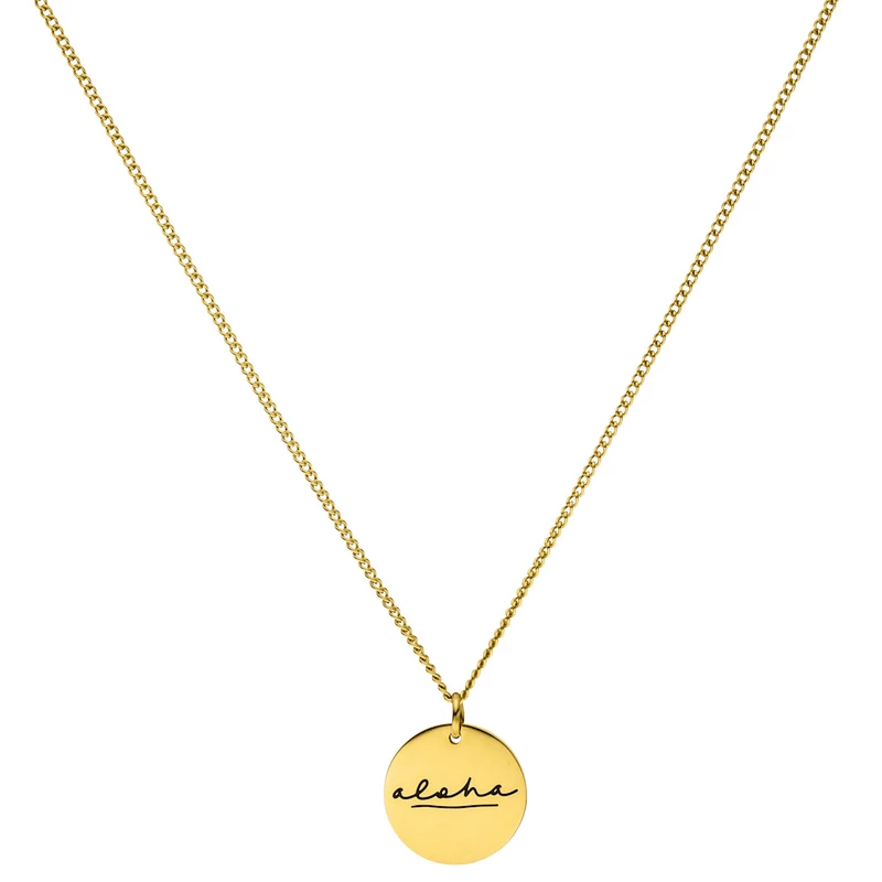 'ALOHA COIN' NECKLACE-purelei-Juri Elle