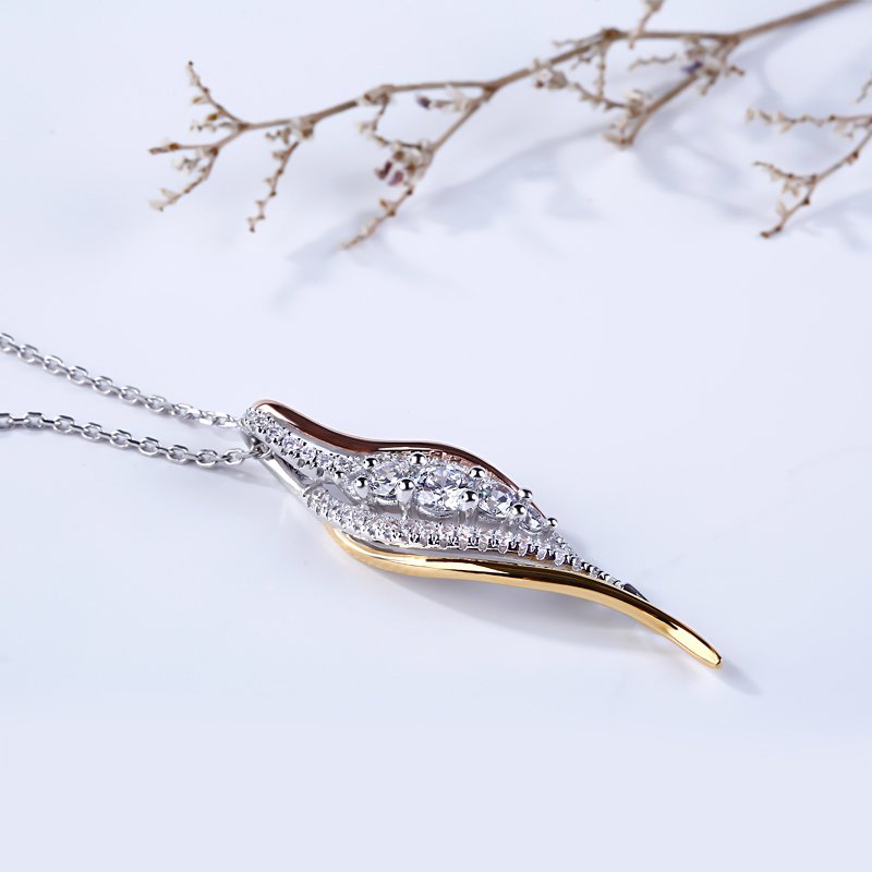 Dainty Tri-Tone Necklace-JE-Juri Elle