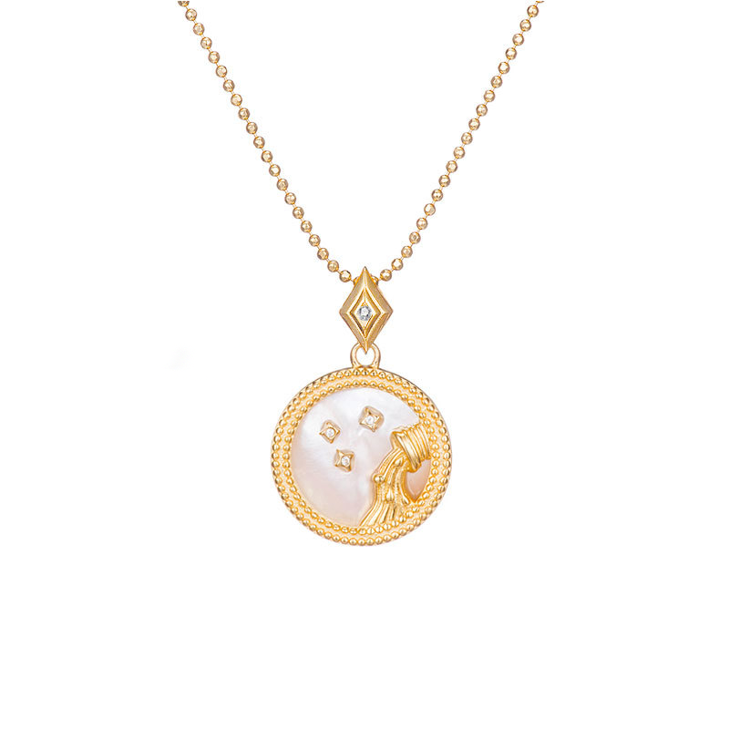Zodiac constellation sterling silver necklace - JEMORI