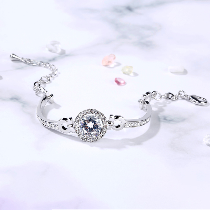Classic Halo Design Bracelet-JE-Juri Elle