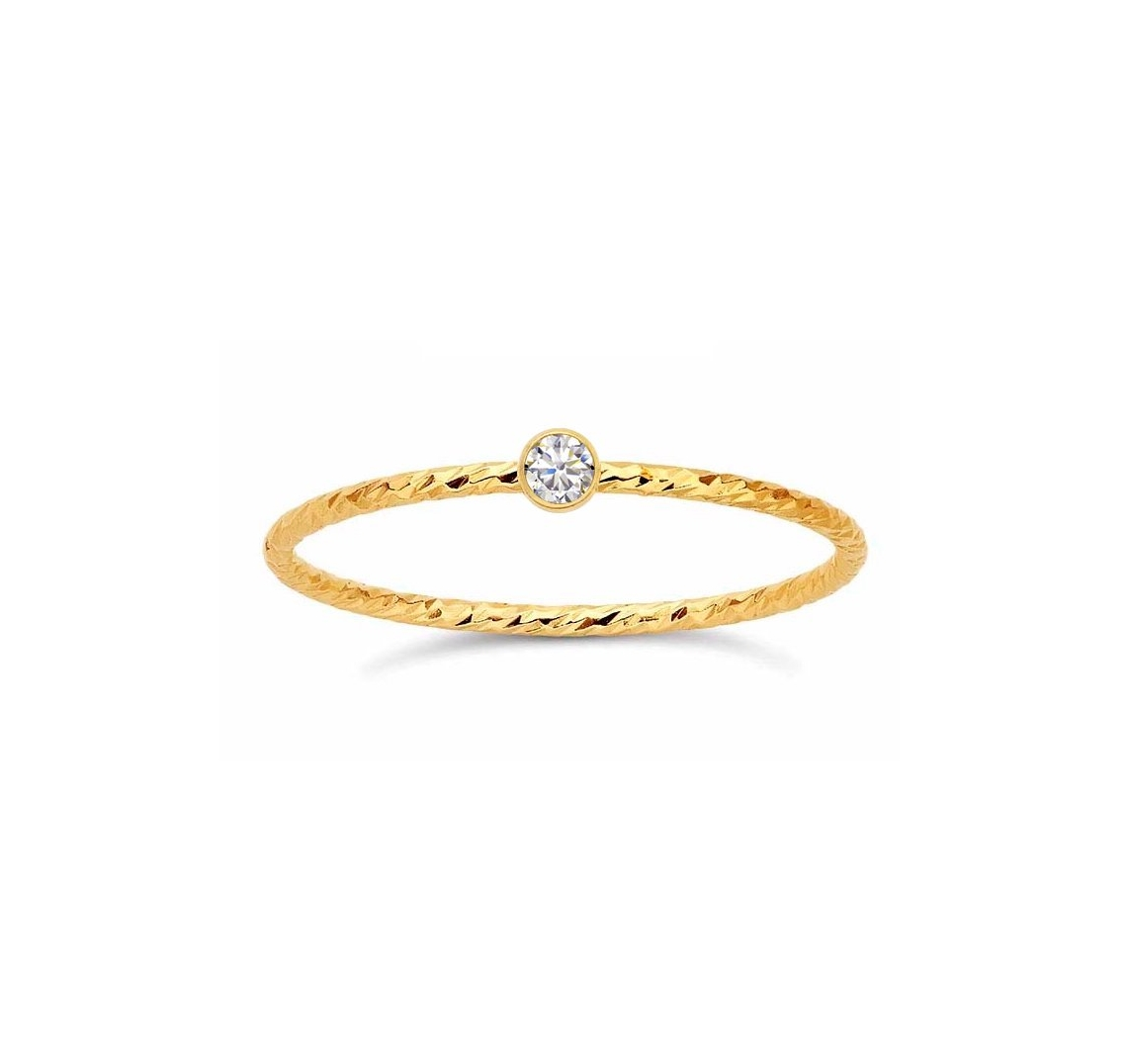 Mini Sparkle Bezel Ring-J&CO-Juri Elle