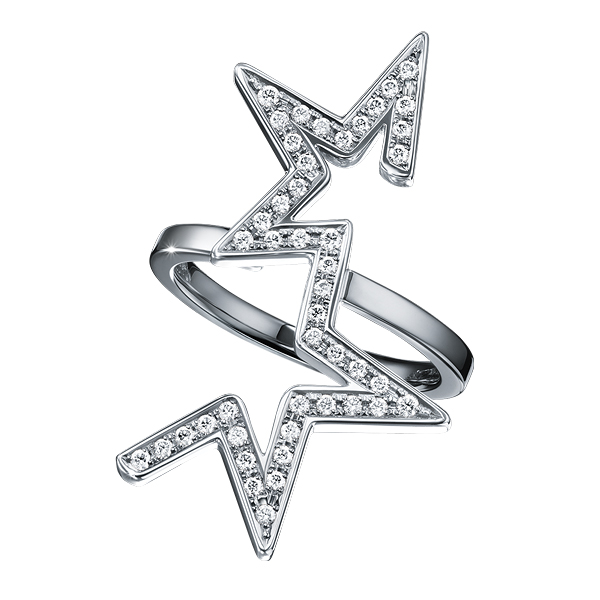 Abstract Star Ring
