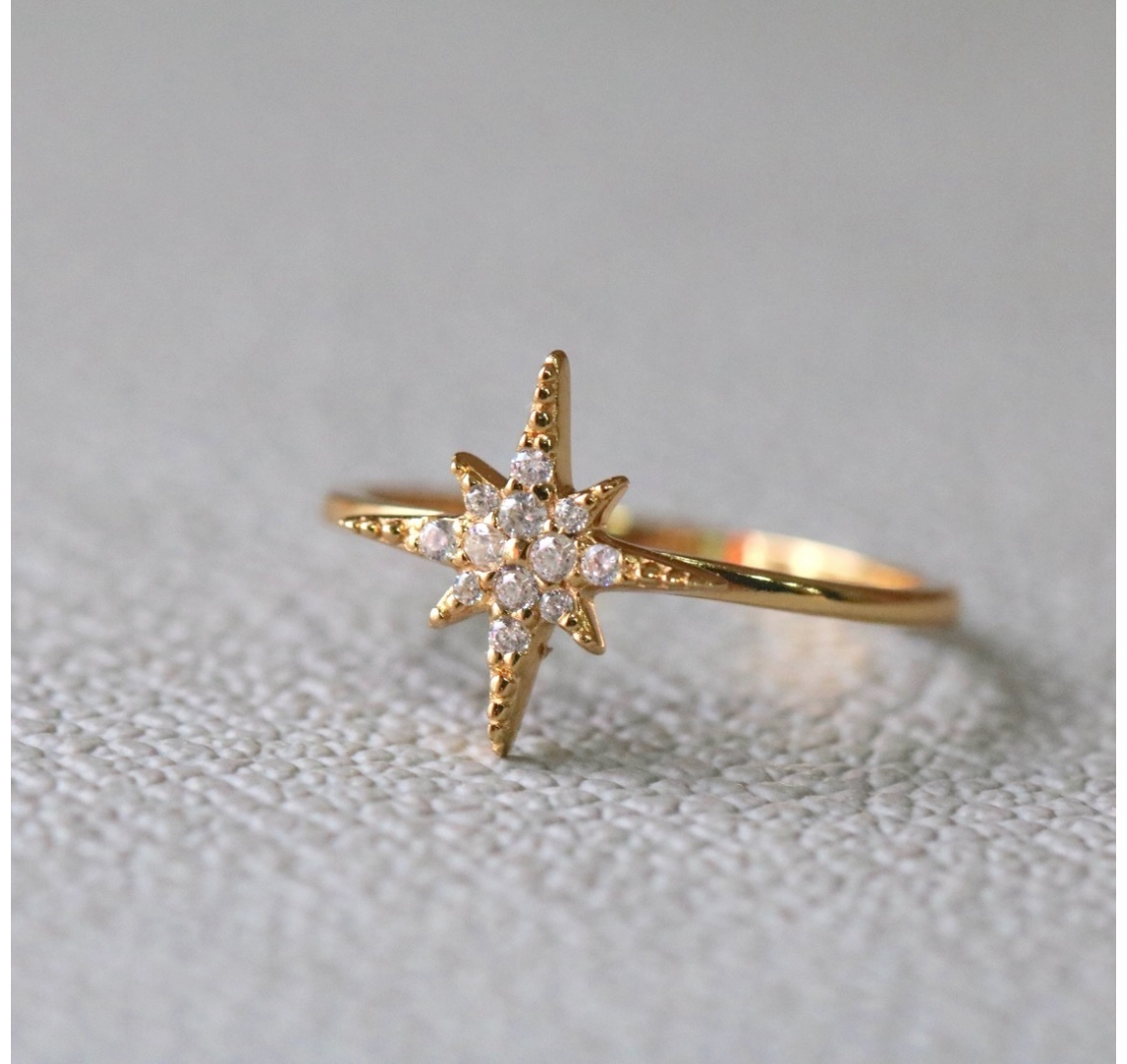 Pave Starburst Ring-J&CO-Juri Elle