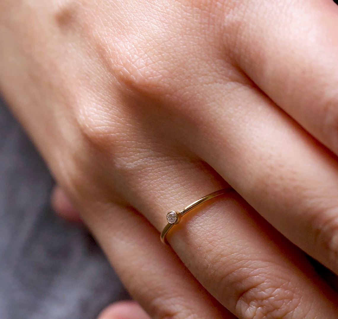 Mini Bezel Ring-J&CO-Juri Elle
